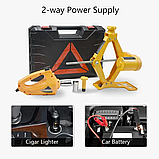 Набір 3 в1 електродомкрат 3 т + електрогайковерт + компресор ZS3SJ-BC 12V, фото 3