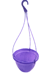 Підвісний горщик для квітів 3.7 л, фіолетовий (Україна)