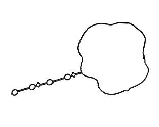 Прокладка клапанної кришки на Renault Lodgy 2012-> 1.6 - ElringKlinger - EL795150