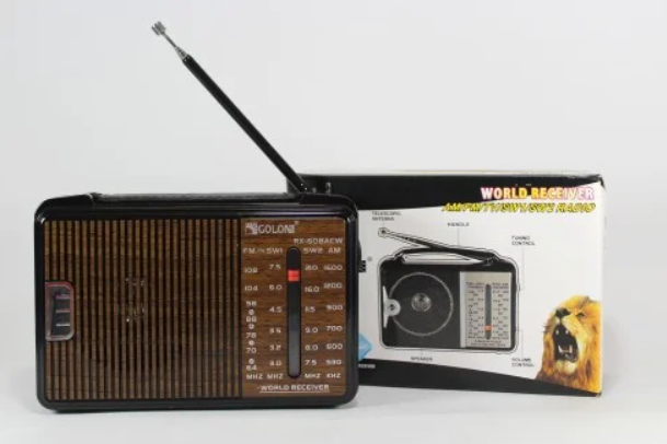 Радиоприемник Golon RX-608ACW AM/FM/TV/SW1-2 5-ти волновой