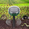 Ультразвуковий відлякувач кротів, комах та гризунів із сонячною панеллю / Відлякувач для саду, фото 6