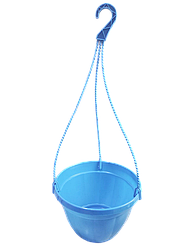 Підвісний горщик для квітів 3.7 л, волошковий (Україна)