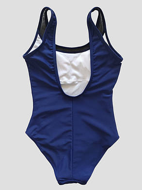 Дитячий злитий купальник Teres 358-1 темно-синій 32 34 36 розмір, фото 2