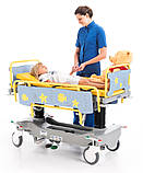 КАТАЛКА МЕДИЧНА ДЛЯ ПЕДІАТРИЧНИХ ПАЦІЄНТІВ Jumbo , 2-х секційне ложе, фото 3