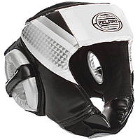 Боксерский шлем открытый искусственная кожа ZELART BO-1336 L Черный-белый