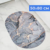 Вологопоглинальний килимок у ванну, антиковзний всмоктувальний килимок для ванної bath mat 2 50х80 см BSN