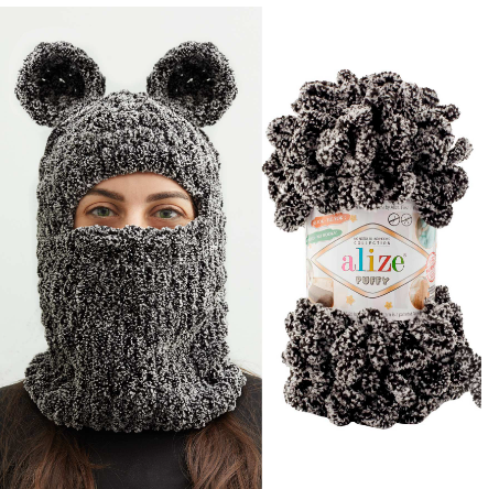 Пряжа Alize Puffy петелькова пряжа для в'язання без спиць № 799, фото 1