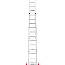 Драбина алюмінієва 3-х секційна opti-price.org.ua PRO (3х9 сходинок) (110-9309), фото 6
