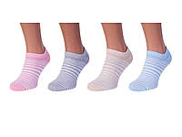 Шкарпетки жіночі короткі стрейч асорті CKGК-2 р.23-25 10пар ТМ Золотий клєвєр