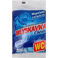 Средство для уборки Освіжаючий засіб для унітазу Blyskavka Clean Морська свіжість (4820055140935)