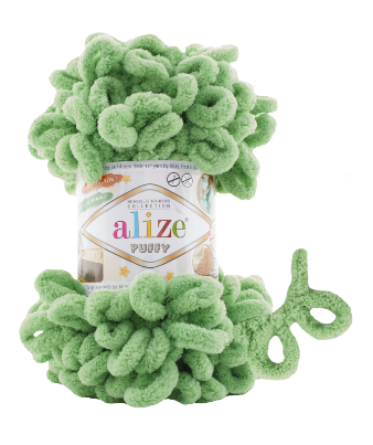 Пряжа Alize Puffy петелькова пряжа для в'язання без спиць № 103