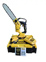 Мощная электрическая пила DeWALT DCCS620BL 36V шина 25 см, Аккумуляторная цепная Девалт с 2 АКБ в кейсе