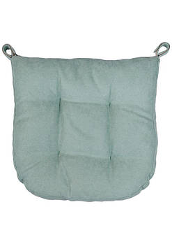 Подушка на стілець 40х40см квадратна на липучках для садових стільців тканина Тіффані