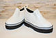 Туфлі жіночі білі на прихованій танкетці Т1795, фото 6