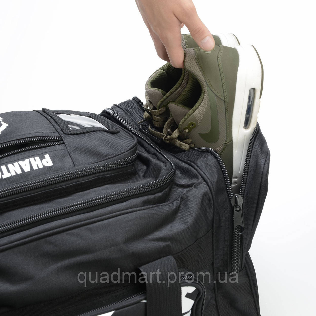 Спортивная сумка Phantom Gym Bag Team Tactic 80 л Black QM, код: 8104456 - фото 5 - id-p2134091805