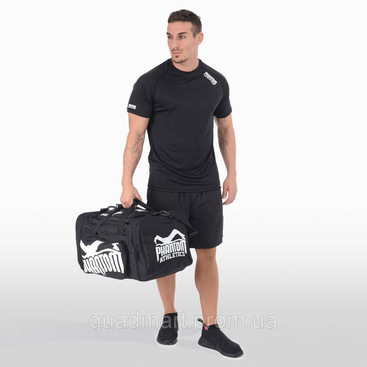 Спортивная сумка Phantom Gym Bag Team Tactic 80 л Black QM, код: 8104456 - фото 8 - id-p2134091805