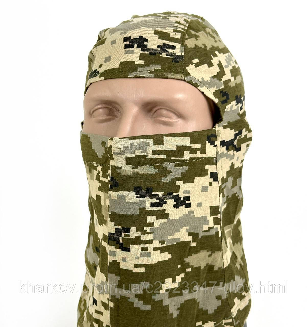 Балаклава-підшоломник хб Світлий піксель