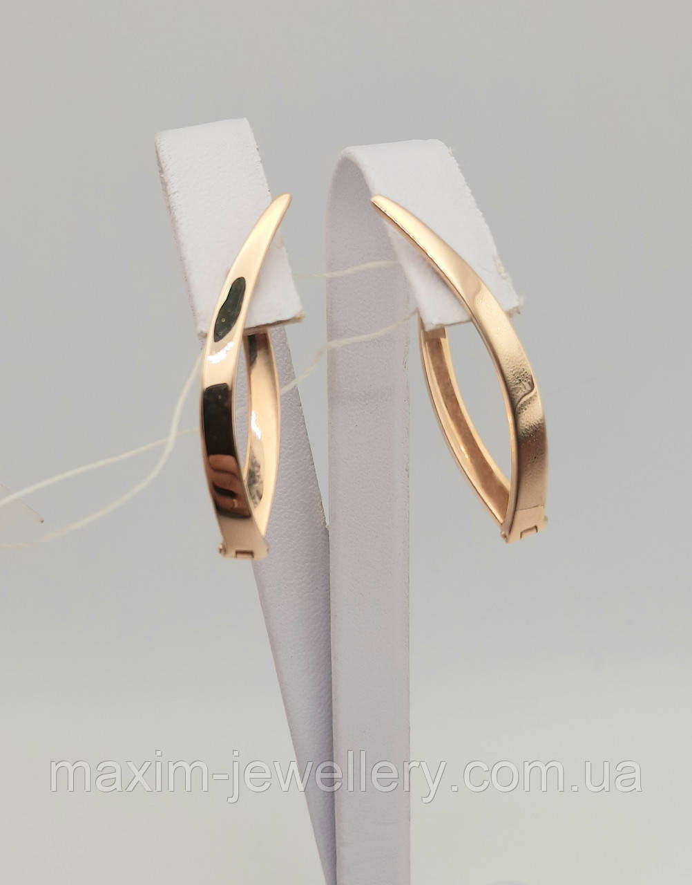 Сережки в червоному золоті, фото 1