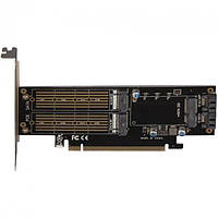 Контроллер PCI Frime to 2xM.2 (M Key+B Key) + 1 x mSata (ECF-PCIEtoSSD009.LP)