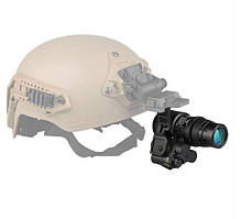 Прилад нічного бачення Монокуляр PVS 18 1х32 із кріпленням FMA L4G24 на шолом + підсумок