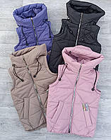 Дитяча курточка/жилет трансформер для дівчинки 5-14 років