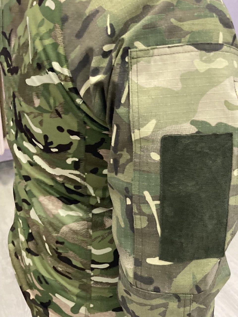 Тактическая рубашка убакс из ткани кулмакс ubacs мужская боевая военная для ЗСУ размер 52 XL цвет мультикам - фото 4 - id-p2133928311
