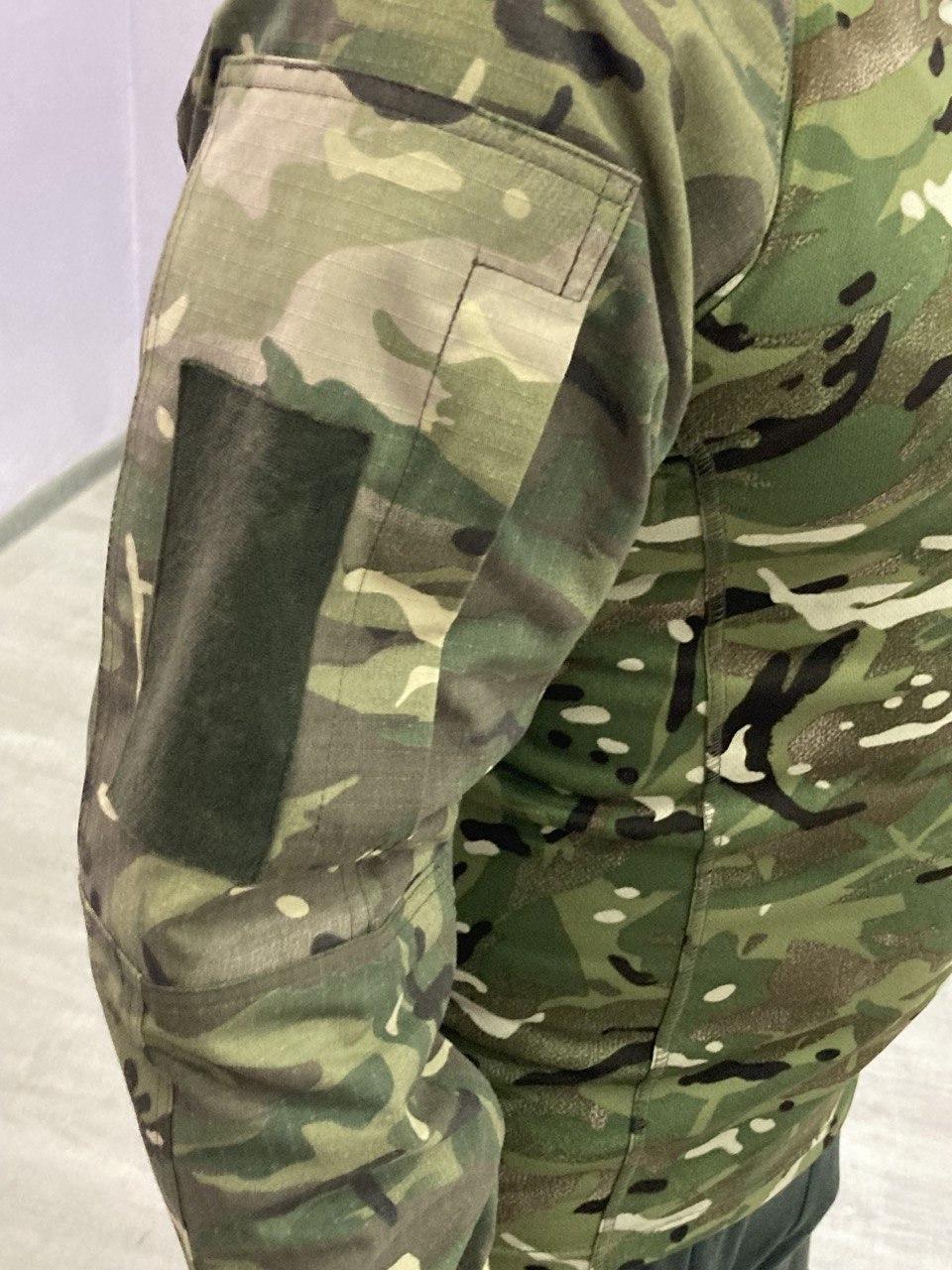 Тактическая рубашка убакс из ткани кулмакс ubacs мужская боевая военная для ЗСУ размер 52 XL цвет мультикам - фото 8 - id-p2133928311