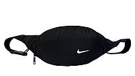 Бананка мужская спортивная (сумка на пояс, поясная сумка) 4 отдела оптом черная 2