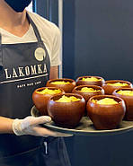 Фартух Latte з брендуванням до 25 см | Фартух з вишивкою логотипу Темно сірий, фото 10