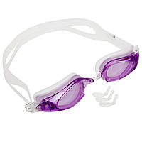Очки для плавания Aquastar 313 поликарбонат силикон purple/white