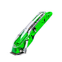 Машинка для стриження волосся Sokany SK-LF-9970 акумуляторна з насадками зелена (SKLF9970GR)