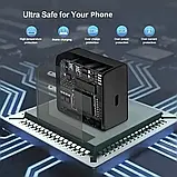 Мережевий зарядний пристрій 45W + USB-кабель  type-C для Samsung та ін. телефонів, фото 5