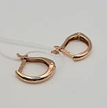 Сережки в червоному золоті, фото 2