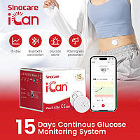 Сенсор Sinocare iCan i3 CGM для круглосуточного мониторинга уровня сахара