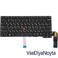 Клавиатура для ноутбука LENOVO (ThinkPad: E14 Gen 5) rus, black, без фрейма