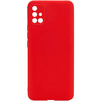 Силіконовий чохол Candy Full Camera для Samsung Galaxy A51 (Червоний / Red)