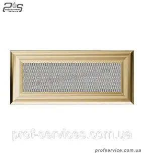 Металева решітка сітка для вентиляції KRATKI Oskar 11х24 см камінна вентиляційна решітка