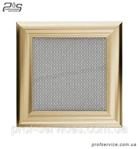 Металева решітка сітка для вентиляції KRATKI Oskar 17х17 см вентиляційна камінна решітка квадратна