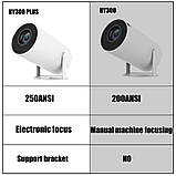 Проектор MagCubic HY300 PLUS, WiFi 6, Android 11, Bluetooth, авто-фокус, підвищена яскравість 250Ansi, фото 5