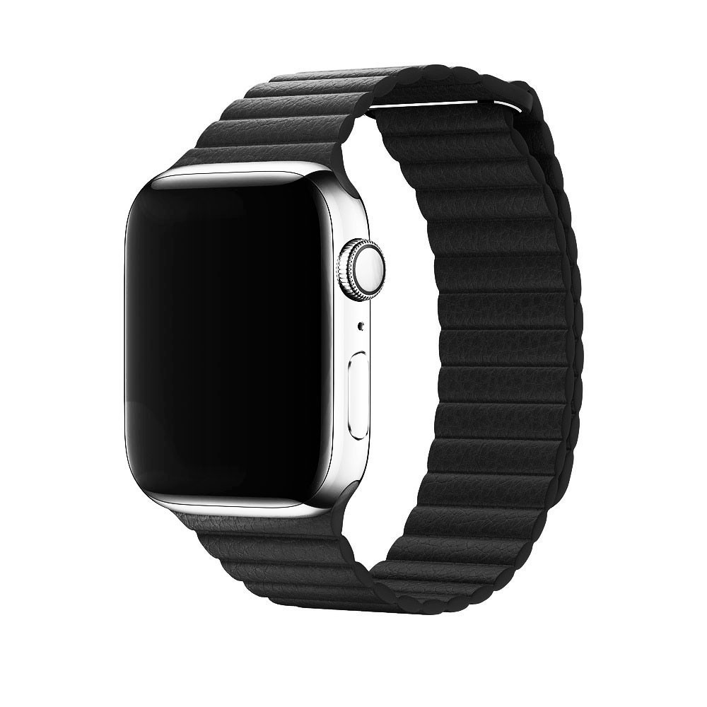 Шкіряний ремінець Leather Loop для Apple Watch 38/40/41 mm Black