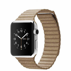 Шкіряний ремінець Leather Loop для Apple Watch 38/40/41 mm Tan