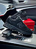 Чоловічі кросівки New Balance 990 All Black (Чорні) Взуття Нью Баланс 990 натуральна замша сітка демісезон, фото 4