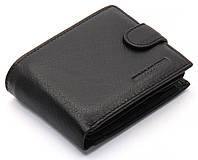 Черное мужское портмоне из натуральной кожи с визитницей Marco Coverna MC-2057-1