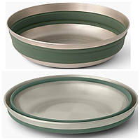 Туристическая миска Sea To Summit Sigma Detour Stainless Steel Collapsible Bowl, L (Laurel Wreath Green)