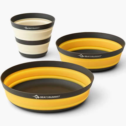 Набір туристичного посуду Sea To Summit Frontier UL Collapsible Dinnerware Set 1P, фото 1