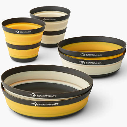 Набір туристичного посуду Sea To Summit Frontier UL Collapsible Dinnerware Set 2P, фото 1