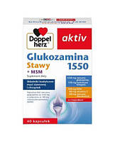 Glucosamine 1550 Joints + MSM Доппельгерц Актив, DOPPELHERZ AKTIV, 40 капсул