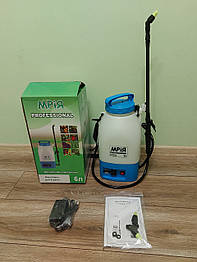 Садовий акумуляторний обприскувач МРІЯ 6 літрів (Батарея 12В; 1,3 А/год; Україна)