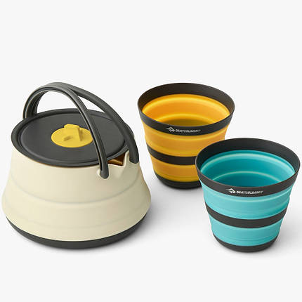 Набір туристичного посуду Sea To Summit Frontier UL Collapsible Kettle Cook Set 2P, фото 1
