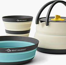 Набір туристичного посуду Sea To Summit Frontier UL Collapsible Kettle Cook Set 1P, фото 2